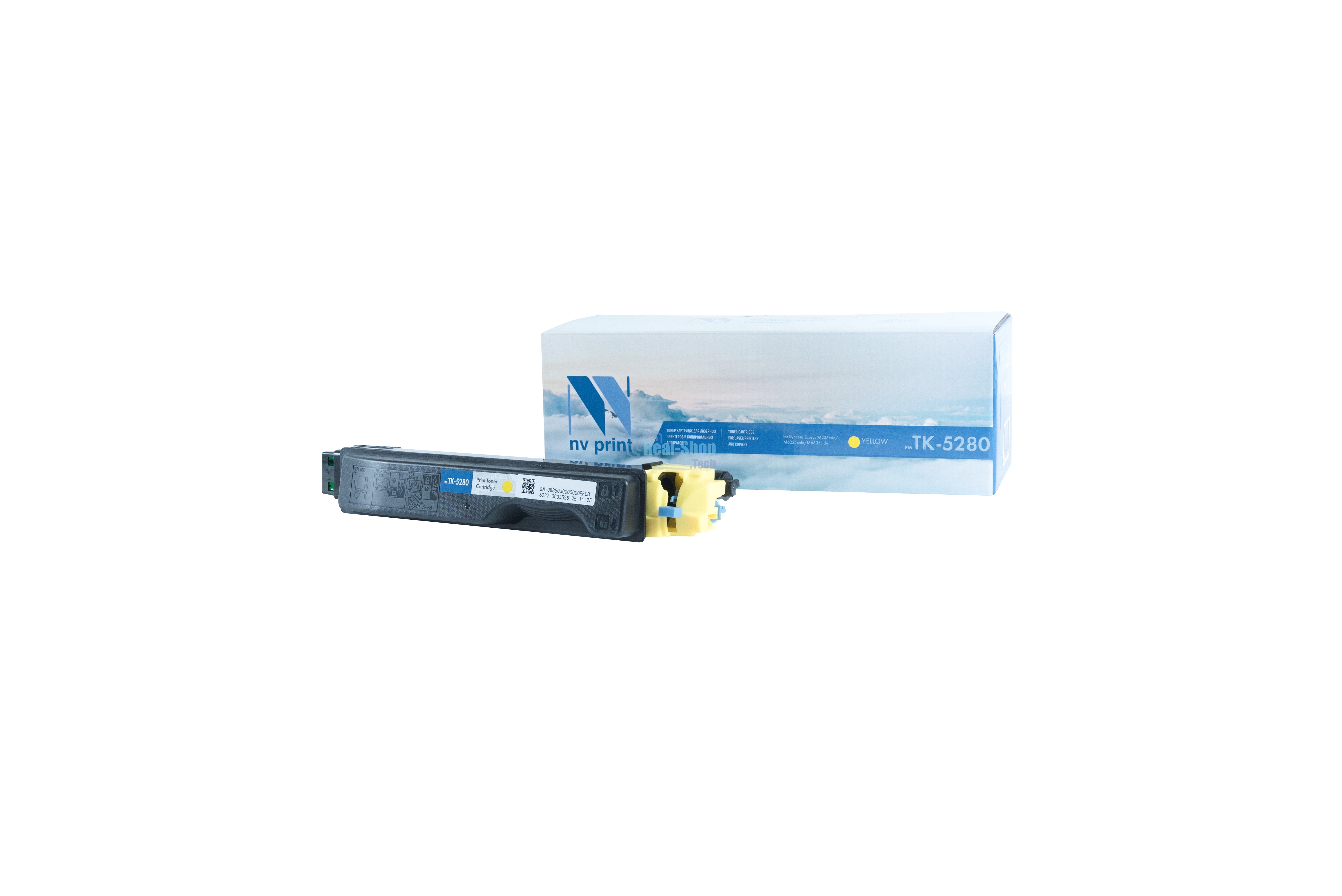 Картридж лазерный NVPrint совместимый NV-TK-5280 Yellow для Kyocera Ecosys P6235cdn/M6235cidn/M6635cidn (11000k)