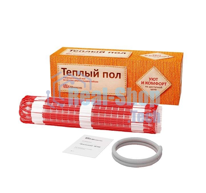 Комплект Теплый пол (мат) WSM 300Вт/2.00кв.м Warmstad 2206163