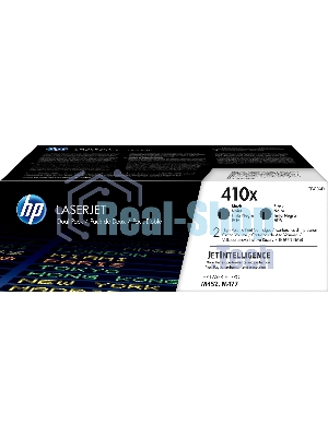 Картридж лазерный HP 410X черный двойная упаковка увеличенной емкости (CF410XD) для HP CLJ M477/M452/M377dw 2 х 6 500 стр.