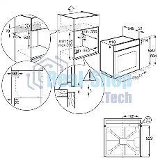 Встраиваемый духовой шкаф Electrolux EOD5F71X с паром, 60 см, каталитическая очистка, 72 л, 8 режимов, нержавеющая сталь,направляющие проволочные + телескопические (1 уровень)
