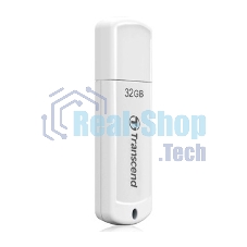 Флешка USB Transcend JetFlash 370 (TS32GJF370), 32Gb, USB 2.0, R/W 12/5, белый