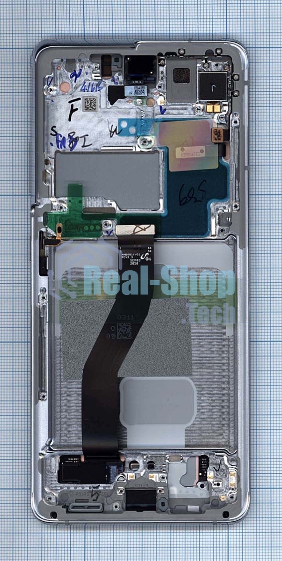 Дисплей для Samsung Galaxy S21 Ultra 5G SM-G998B/DS серебро