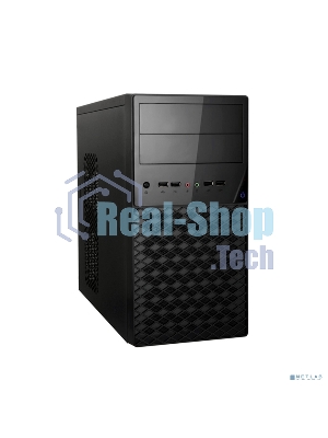 Компьютерный корпус ExeGate EX284028RUS Minitower BA-203U Black, mATX, (AA350, 80мм), 2хUSB+1хUSB 3.0, Audio
