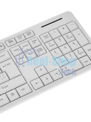 Клавиатура беспроводная Ritmix RKB-304W White