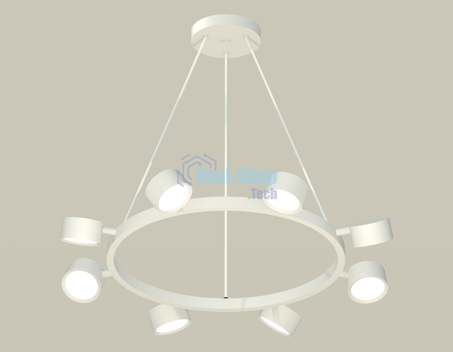 Светильник Ambrella light XB9195150/8 SWH белый песок GX53 (C9195, N8112)