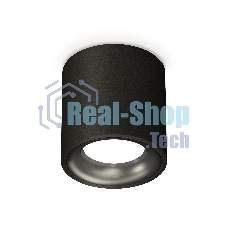 Светильник Ambrella Light XS7532021 SBK/PBK черный песок/черный полированный MR16 GU5.3 (C7532, N7011)