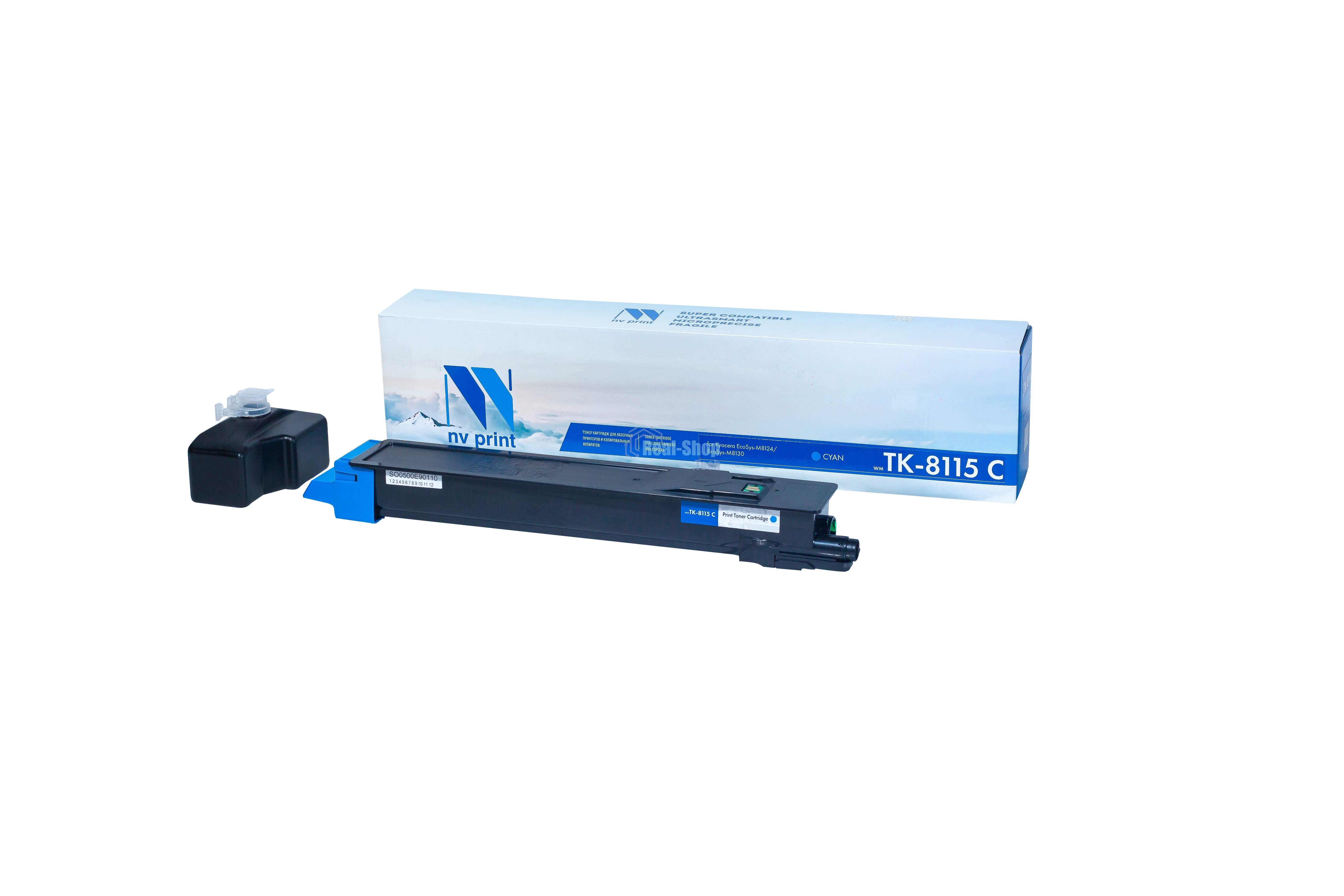 Картридж NVPrint совместимый NV-TK-8115 Cyan для Kyocera EcoSys-M8124/EcoSys-M8130 (6000k)