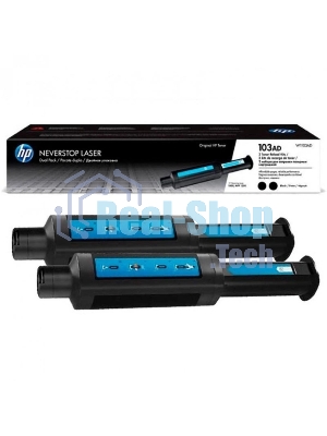 Заправочный комплект тонера 103AD HP Neverstop Laser 1000a/1000w/1200a/1200w, 2X2,5К W1103AD