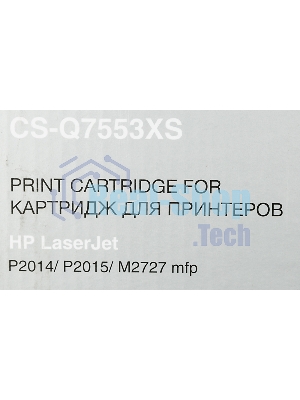 Картридж лазерный Cactus CS-Q7553XS черный (7000 стр.) для HP P2014/P2015/M2727