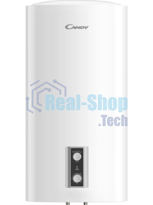 Водонагреватель электрический Candy CF50V-P1 INOX белый, накопительный, 50 л, 2 кВт