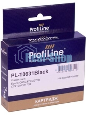 Чернила ProfiLine PL-T0631/T0731/T0921/T1281 для принтеров Epson C67/C79/C87/C91/CX3700/4100/4300/4700/3900/3905/4900/TX106/109/T117/119/T26/T27 S22/SX125/130/420W/425W/Office BX305F/BX305FW черный водн 100 мл