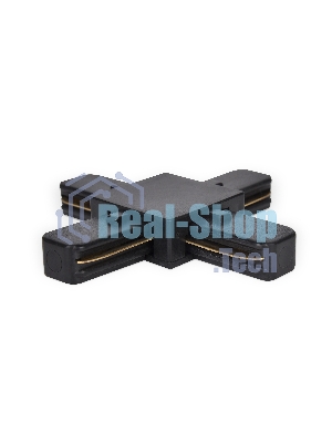 GL7083 BK черный коннектор Х-образный однофазный для соединения трековых шинопроводов
