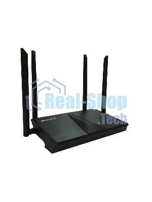 Двухдиапазонный Wi-Fi 6 маршрутизатор AX1800, 1x1000Base-T WAN, 3x1000Base-T LAN, 4 внешние антенны 5 dBi