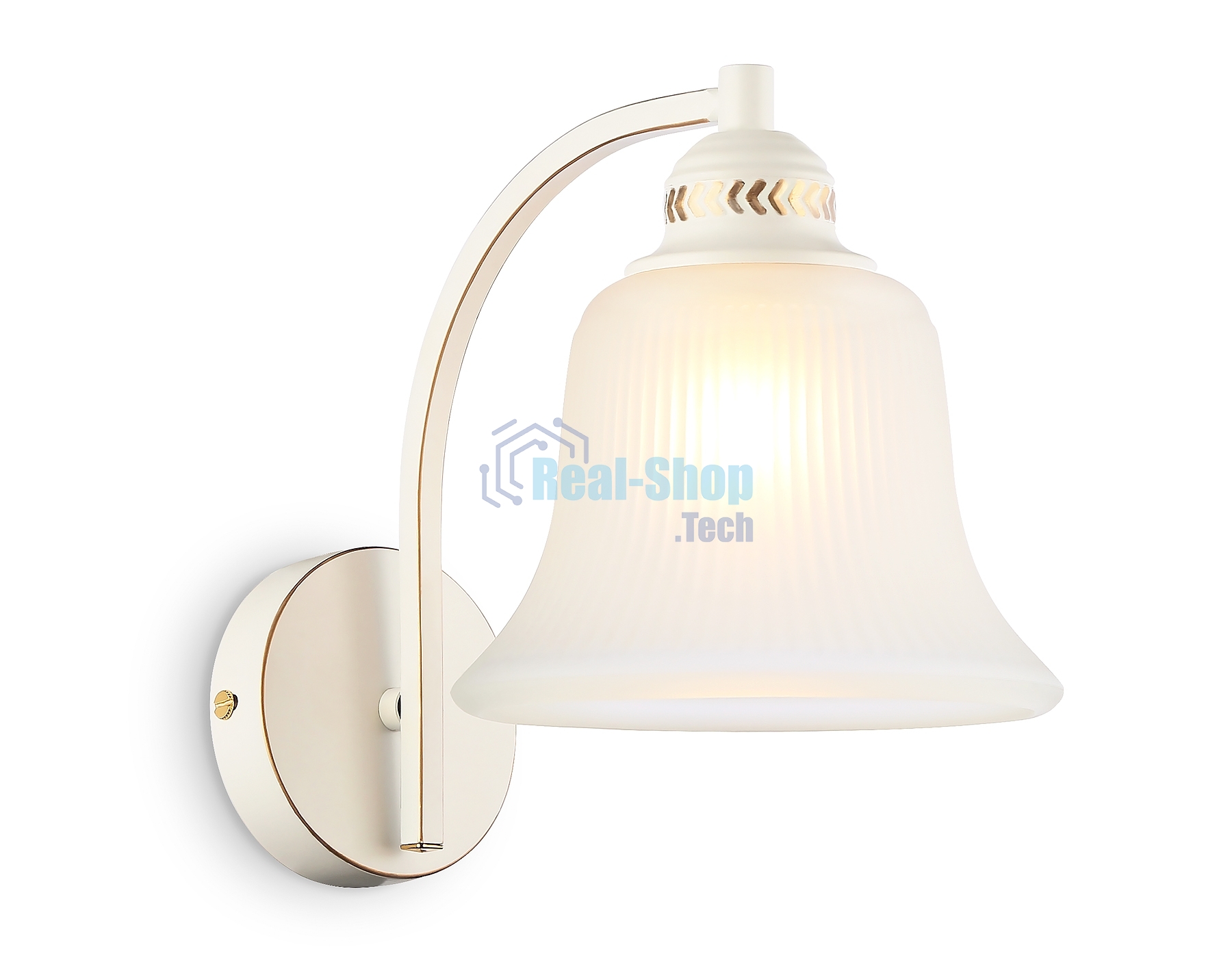 Светильник Ambrella light TR3052 WH/GD/FR белый/золото/белый матовый E27 max 40W 225*163*265