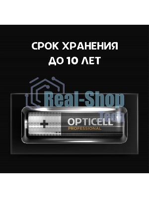 Элемент питания алкалиновый AAA/LR03 (блист. 6шт) Professional Opticell 5052004