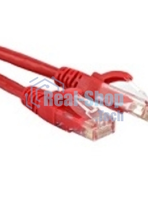 Патч-корд LANMASTER TWT UTP cat.5e, с заливными колпачками, 1.0 м, красный