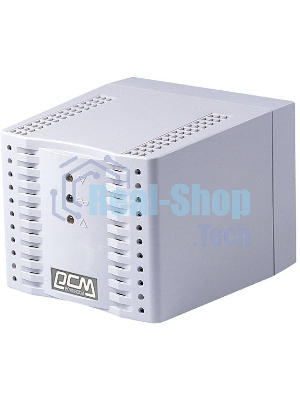  Стабилизатор напряжения Powercom Voltage Regulator, 2000VA, White, Schuko