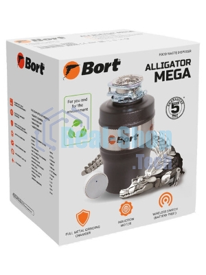 Измельчитель пищевых отходов Bort ALLIGATOR MEGA 93417425