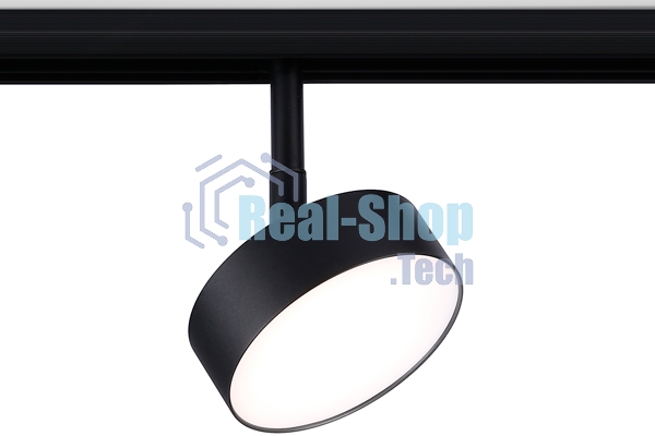 Светильник трековый светодиодный GL3853 BK черный IP20 12W 4200K 48V D95*30