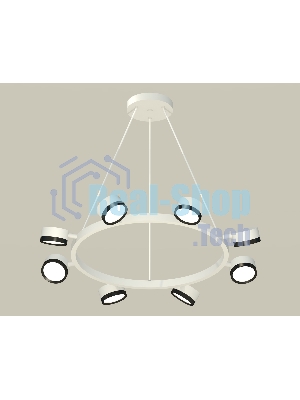 Светильник Ambrella light XB9195151/8 SWH/PBK белый песок/черный полированный GX53 (C9195, N8113)