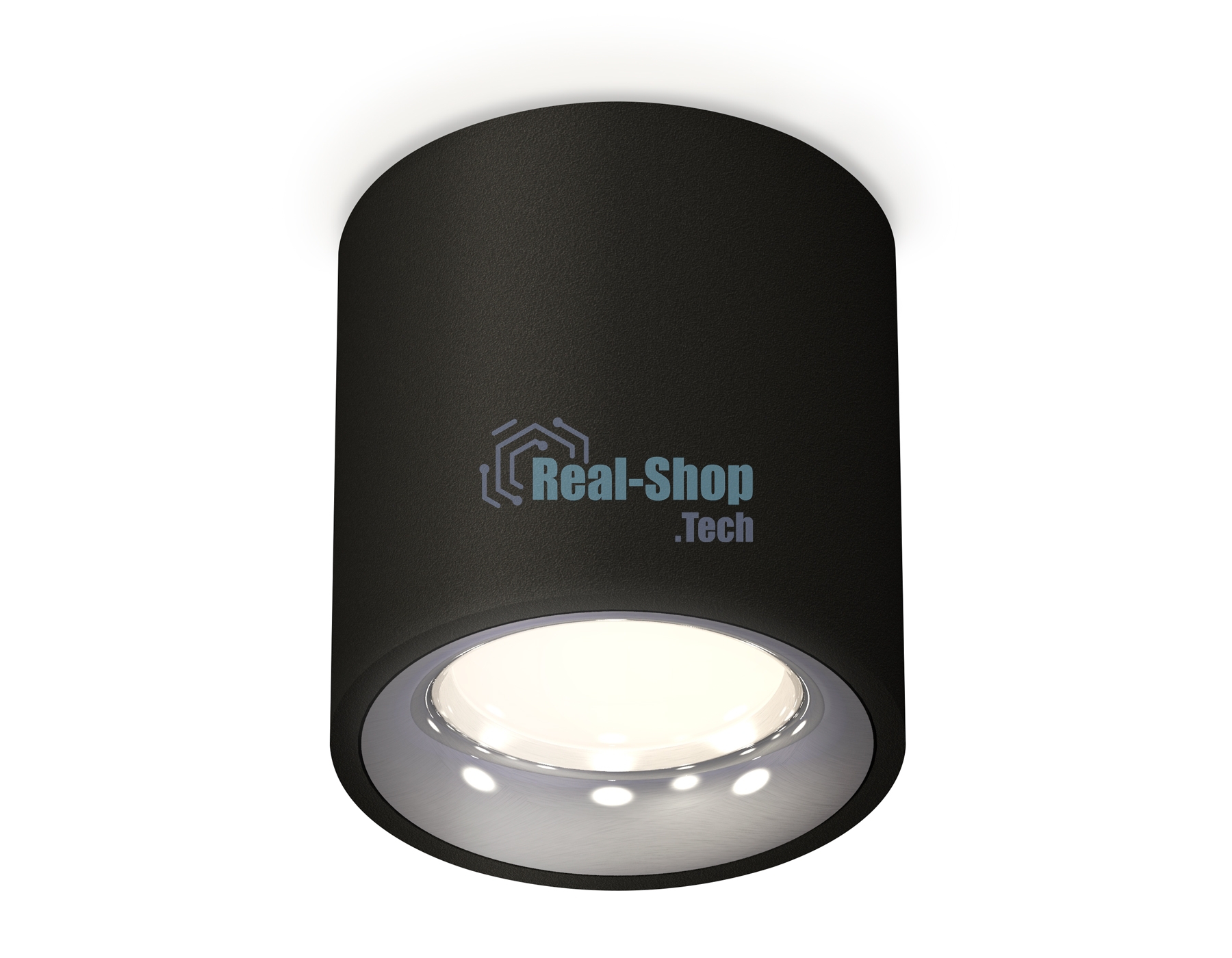 Светильник Ambrella Light XS7532022 SBK/PSL черный песок/серебро полированное MR16 GU5.3 (C7532, N7012)