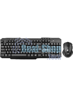 Комплект клавиатура+мышь Defender Jakarta C-805 беспроводной, USB, 1600 DPI, чёрный