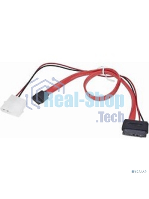 Кабель Gembird/Cablexpert Combo miniSATA, molex+SATA/miniSATA, 6pin+7pin, (длина инт-50 см, пит-30 см)