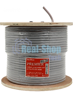 Кабель Premier RG-8X BC GR 100м. серый (20-403 100)