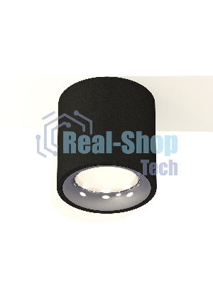 Светильник Ambrella Light XS7532022 SBK/PSL черный песок/серебро полированное MR16 GU5.3 (C7532, N7012)