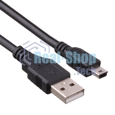 Кабель USB 2.0 A-->mini-B 5P 0.5м ExeGate EX205300RUS