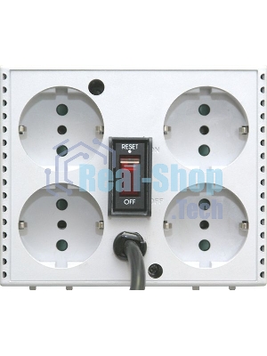  Стабилизатор напряжения Powercom Voltage Regulator, 2000VA, White, Schuko