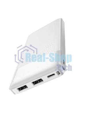 Портативный аккумулятор HOCO J72 Easy travel, 2.0A, 10000mAh, белый
