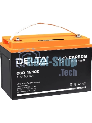 Аккумуляторная батарея Delta CGD 12100 напряжение 12В, емкость 100Ач (330х173х212мм)