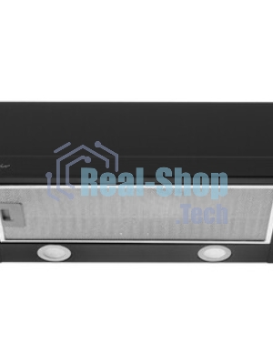 Вытяжка телескопическая HOMSair Flat 60 Glass черный, 60 см, 520 куб. м/ч, 45 дБ
