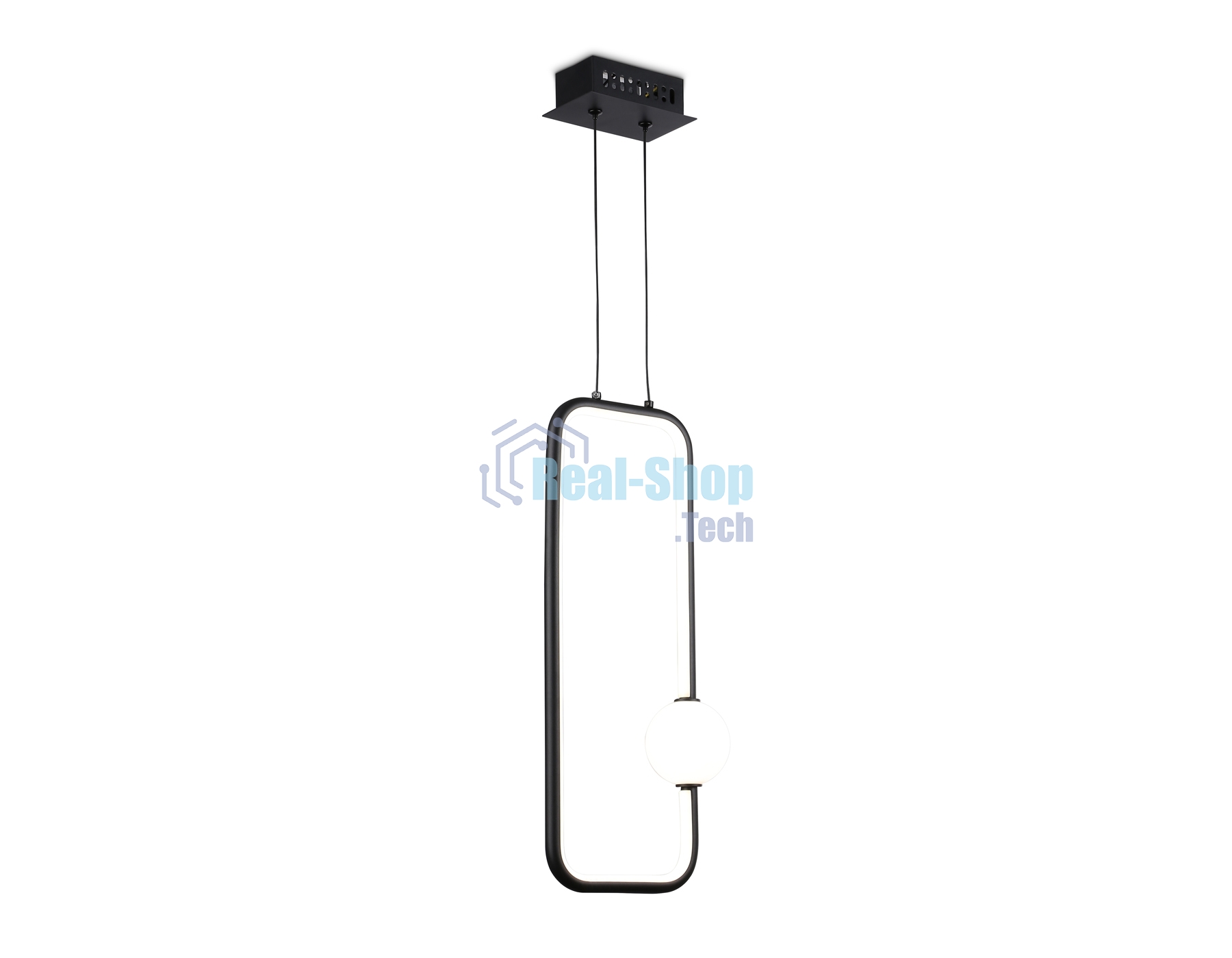 Светильник Ambrella light FL66363 BK черный 19W 4200K 190*80*1000