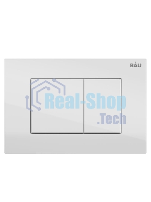 Комплект BAU 6 в 1: рамная инсталляция, унитаз подвесной безободковый Bau Dream 53, сиденье дюропласт микролифт, кнопка смыва BAU Stil , белый глянец