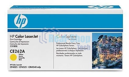 Картридж лазерный HP CE262A желтый для CLJ CP4025/CP4525 11000 стр.