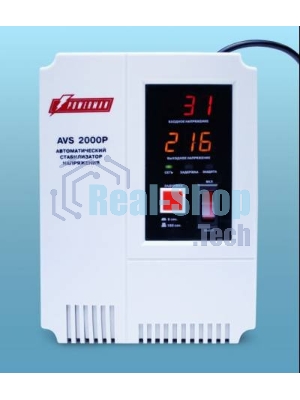 Стабилизатор напряжения Powerman AVS-P Voltage Regulator 3000VA, Digital Indication, Wall Mount, Hardwire Input/Output, 230V, 1 year warranty, White