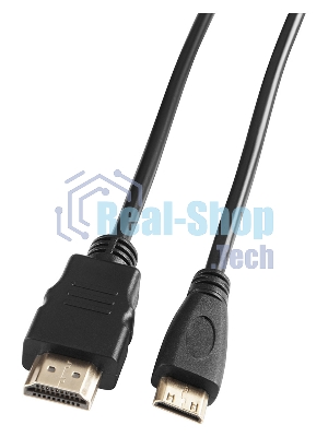 Кабель аудио-видео Buro mini-HDMI (m)/HDMI (m) 5м. черный
