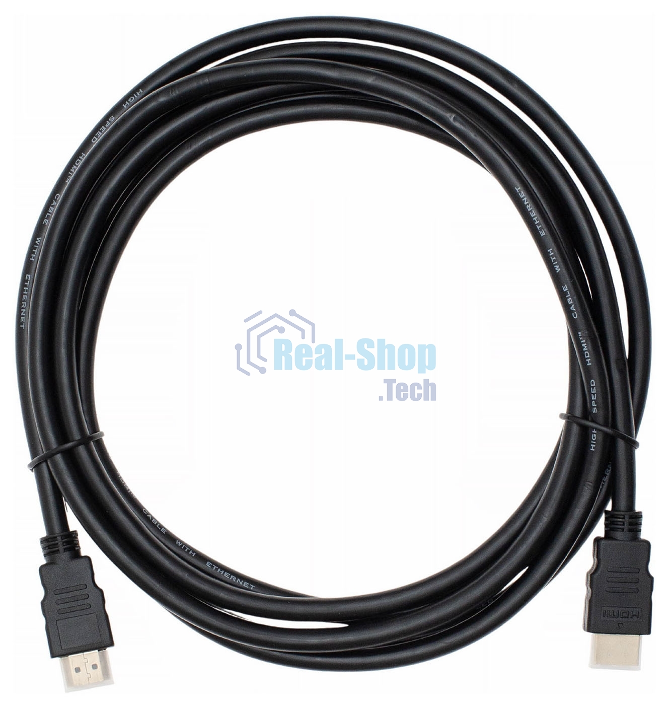 Кабель аудио-видео Cactus CS-HDMI.1.4-3 HDMI (m)/HDMI (m) 3м. позолоченные контакты черный