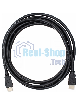 Кабель аудио-видео Cactus CS-HDMI.1.4-3 HDMI (m)/HDMI (m) 3м. позолоченные контакты черный