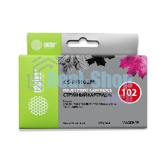 Картридж струйный Cactus CS-PFI102M пурпурный (130мл) для Canon IP iPF500/iPF600/iPF700/MFP M40/iPF765/LP17/LP24