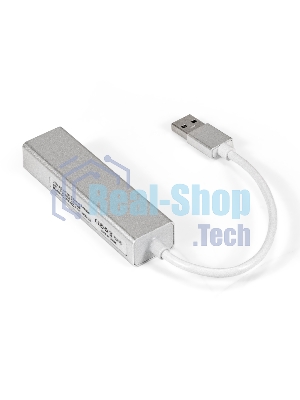 Кабель-адаптер ExeGate EXE-77U3T-45 (USB3.0 --> 3xUSB3.0 + 1xRJ45 UTP 1000Mbps RLT8153)