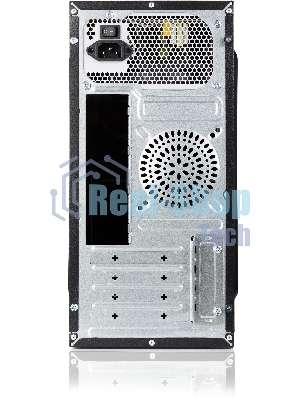 Компьютерный корпус с блоком питания 450Вт. Сase Forza mATX, 450W, 2xUSB 3.0, Black, w/o FAN, 12 см fan PSU, power cord