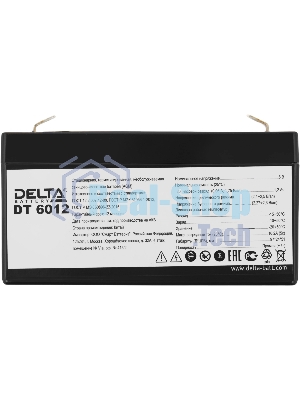 Батарея для ИБП Delta DT 6012 (6V, 1.2Ah)
