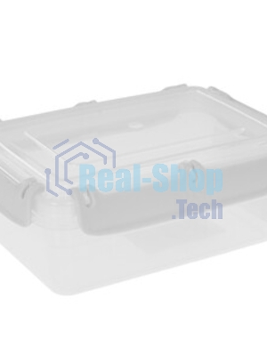 Контейнер для продуктов Plast Team PT104310024 БЕРГЕН герметичный с защелками 0,8л пепельный жемчуг