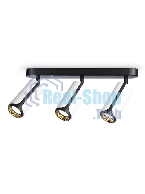 Светильник Ambrella light TN51603/3 WH/BK белый/черный GU10/3 380*60*195