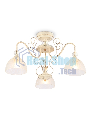 Светильник Ambrella light TR3055/3 BG/GD/FR бежевый/золото/белый матовый E27/3 max 40W D600*380