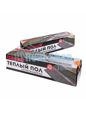 Теплый пол (нагревательный мат) Rexant Extra, площадь 0,7 м2 (0,5 х 1,4 метра), 112Вт, (двух жильный)