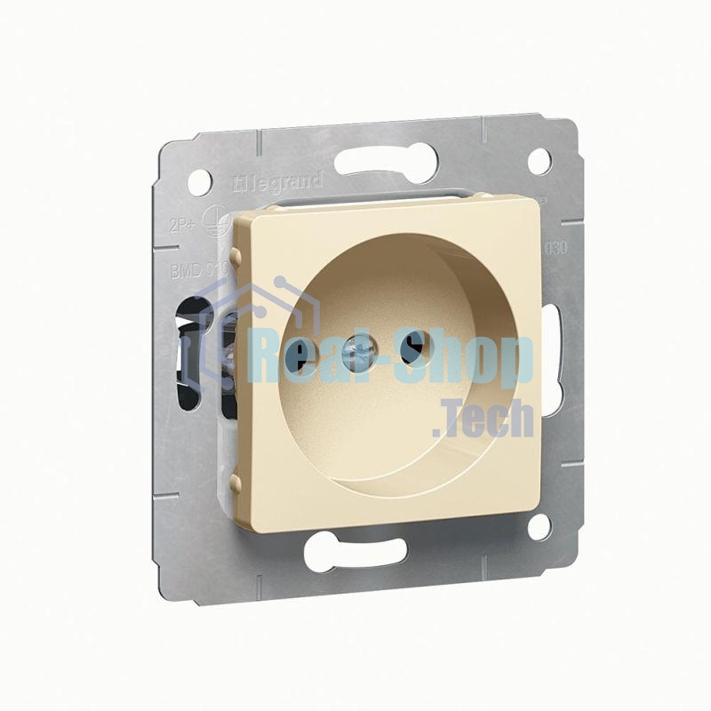 Механизм розетки LEGRAND 61748  1-м CARIVA сл. кость leg 773716